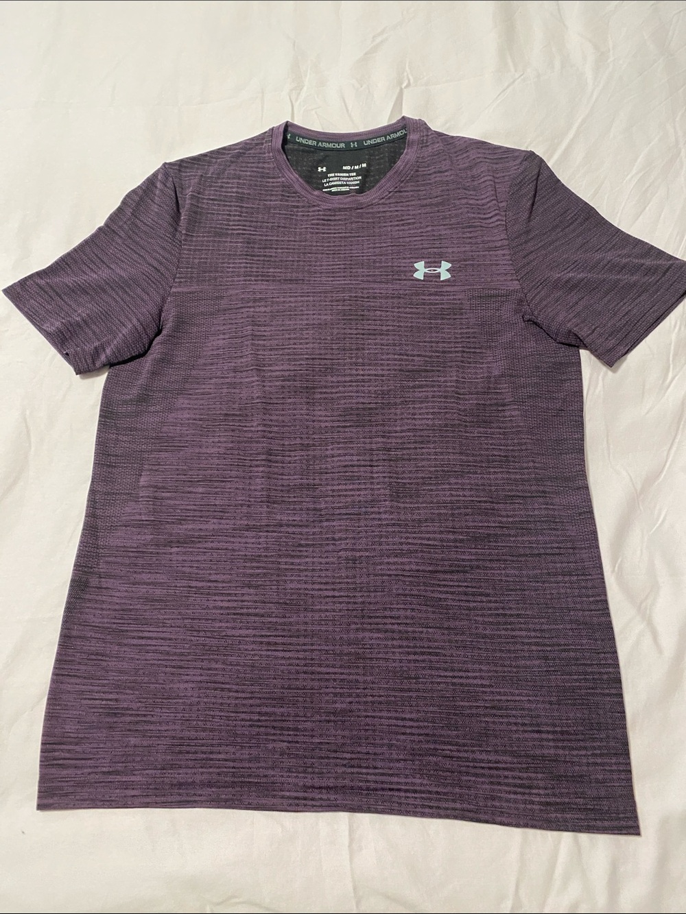 Under Armour Men’s Heathered Plum Short Sleeve Performance Tee